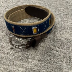 Greg Norman Stylish Blue and Brown Men's Belt